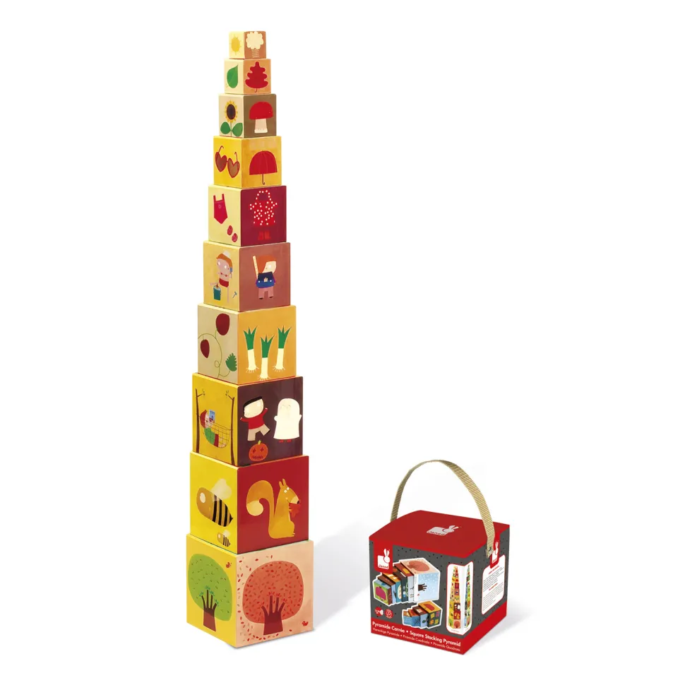 Pyramide carrée Les 4 saisons - Janod