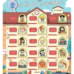 Qui est le coupable ? A l'école - Poppik