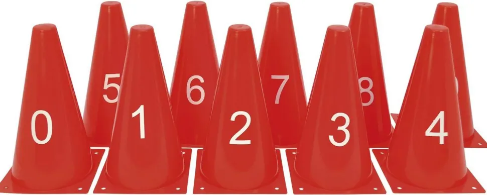 Quilles de chiffres, 10 pces - Eduplay