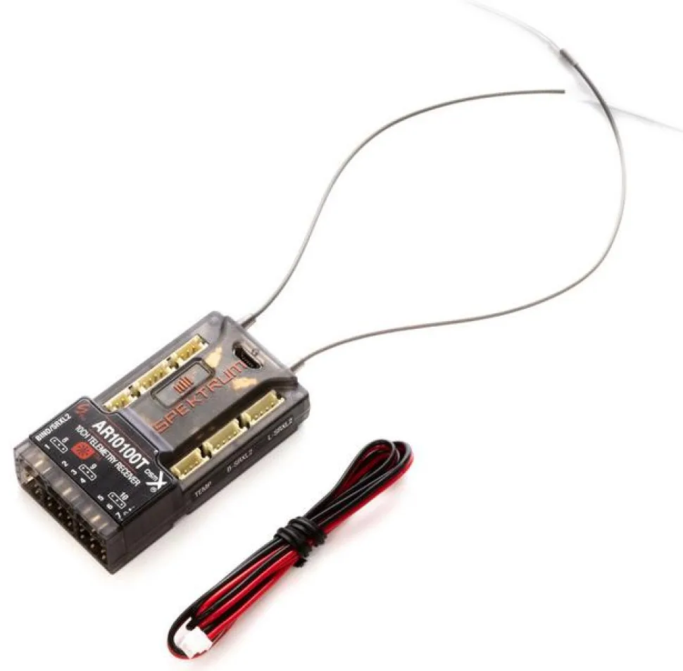 Récepteur AR10100T DSMX 10 voies Télémétrie - Spektrum