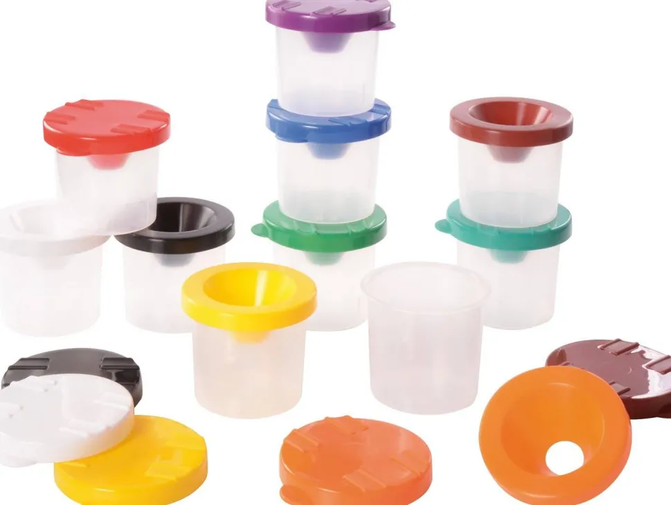 Récipient à pinceaux, set de 10 - Eduplay