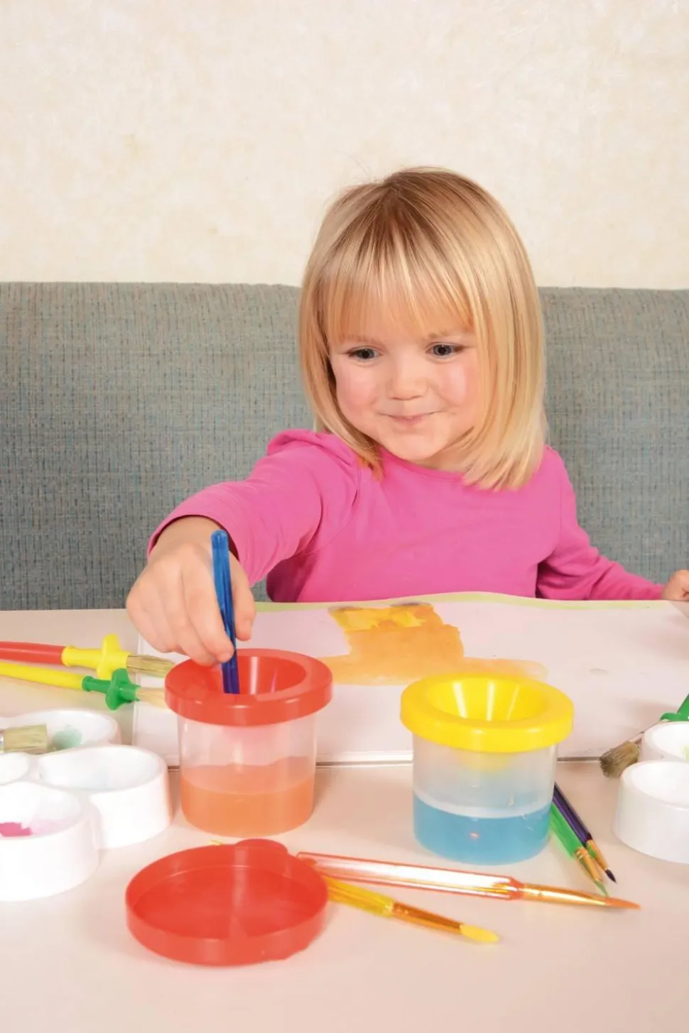 Récipient à pinceaux, set de 10 - Eduplay