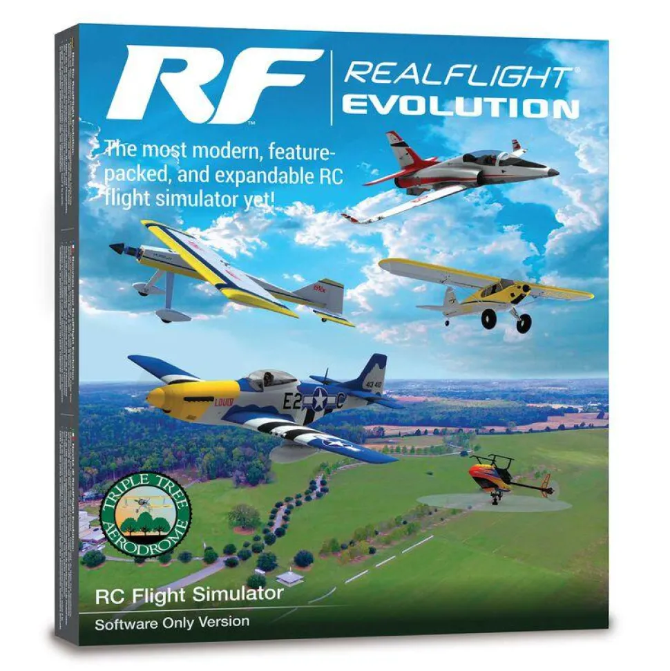 RealFlight Evolution RC Flight Simulator Logiciel seulement - RealFlight