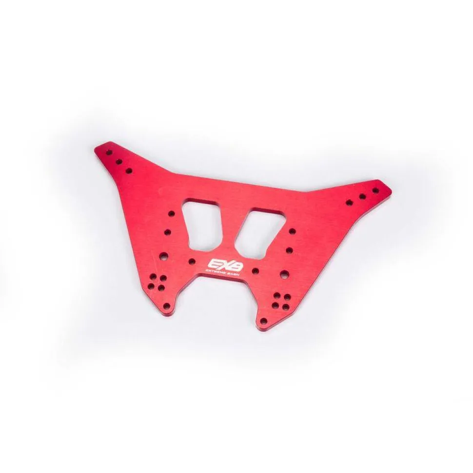 Rear Shock Tower CNC 7075 T6 Aluminum M Red - Arrma - ARRma