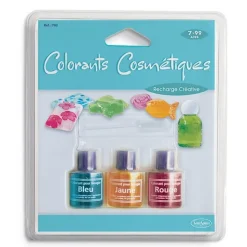 Recharge : 3 colorants cosmétiques pour savons et bains moussants - Sentosphère