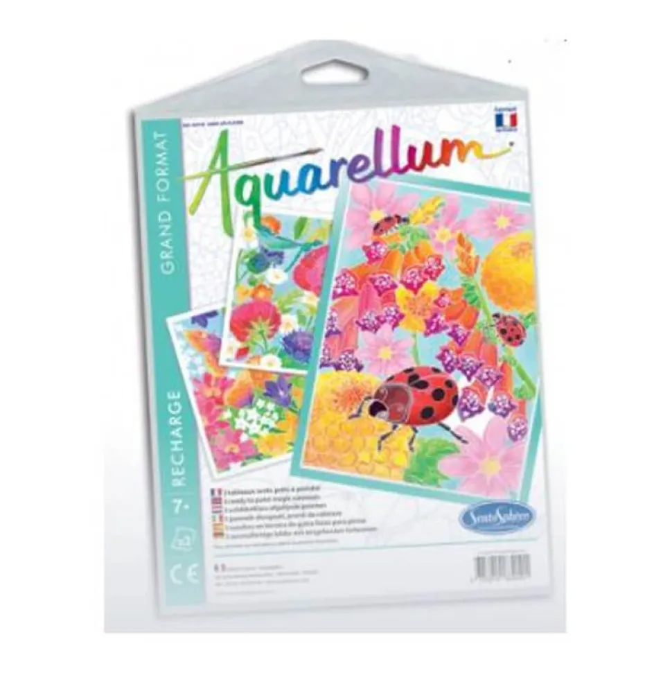 Recharge Aquarellum : Dans les fleurs - Sentosphère