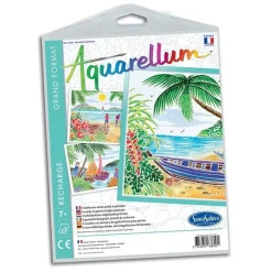 Recharge Aquarellum : Paysages Tropicaux - Sentosphère
