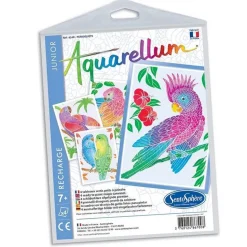 Recharge Aquarellum Junior Perroquets - Sentosphère