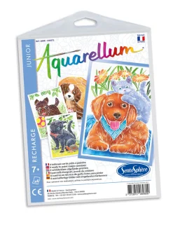 Recharge Aquarellum Junior : Chiots - Sentosphère