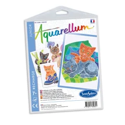 Recharge Aquarellum Junior : Chatons - Sentosphère