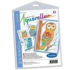 Recharge Aquarellum Junior : Hiboux - Sentosphère