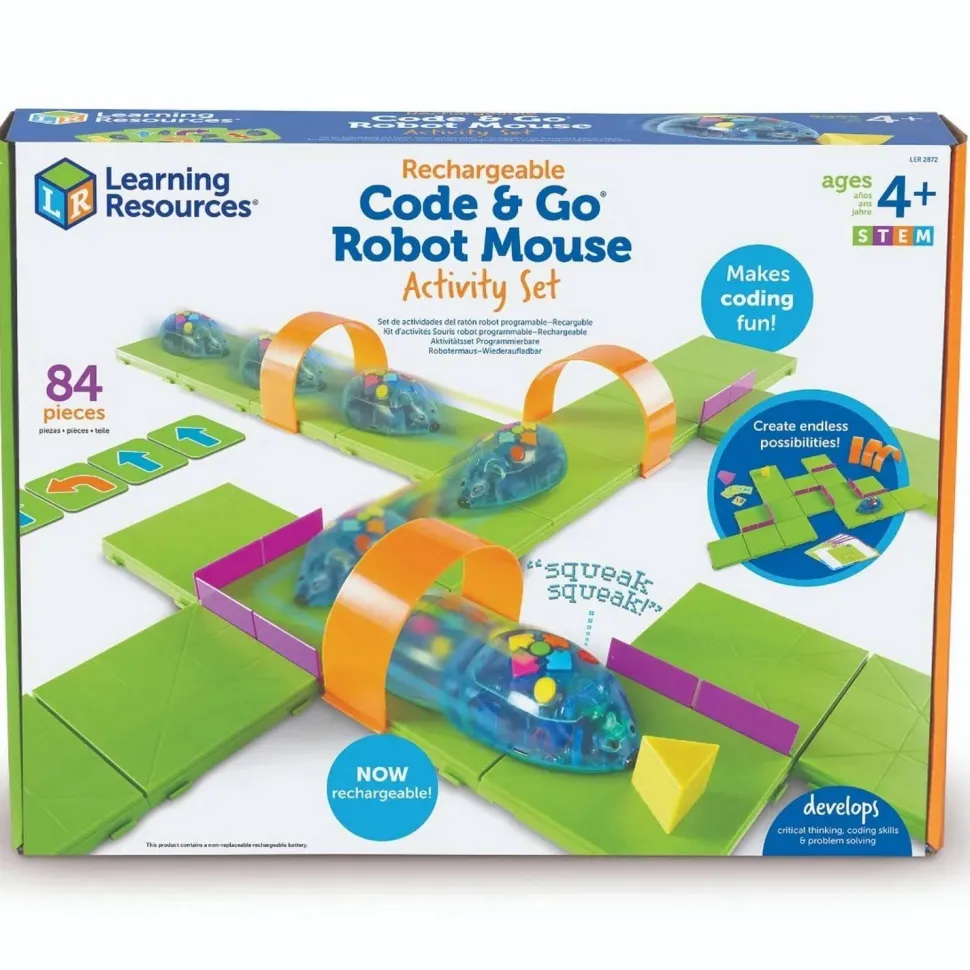 Recharge pour Kit d'activités souris robot programmable - Learning Resources
