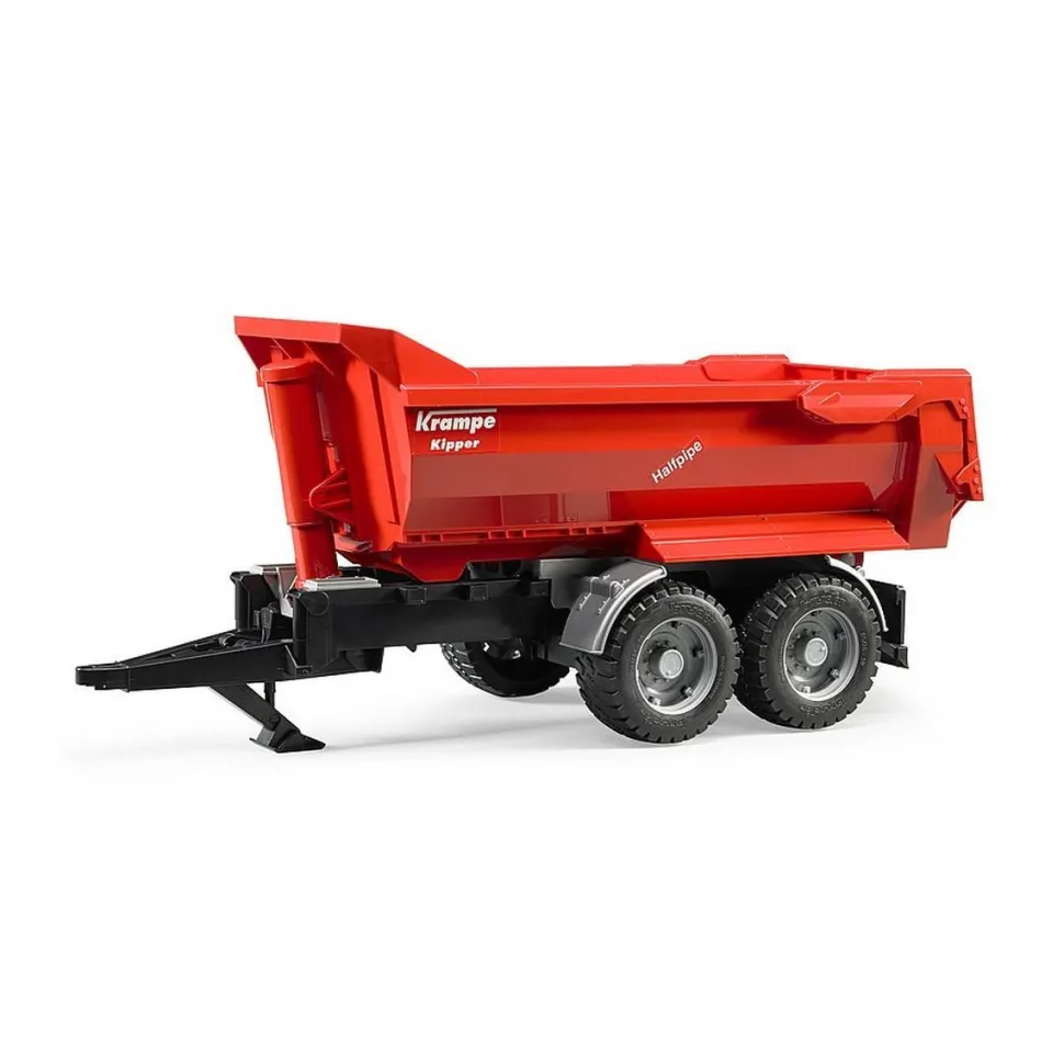 Remorque basculante semi-ronde à essieu tandem Krampe - Bruder