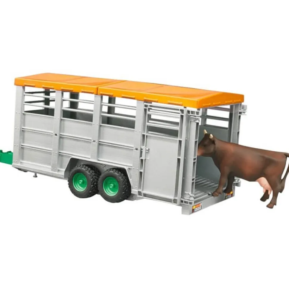 Remorque bétaillère avec vache - Bruder