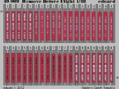 Remove Before Flight - 1:48e - Eduard Accessories - Eduard