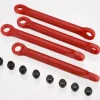 Renforts De Chassis Nylon Rouge (4) - Traxxas