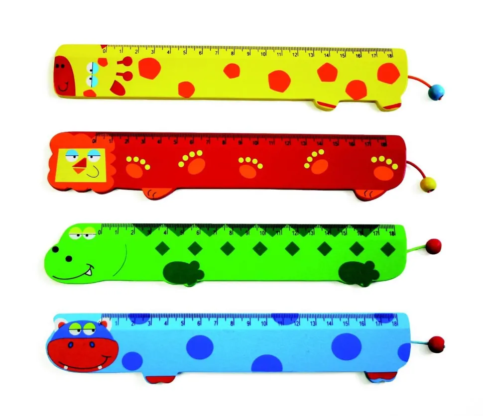 Règle animal amusant en bois - Eduplay
