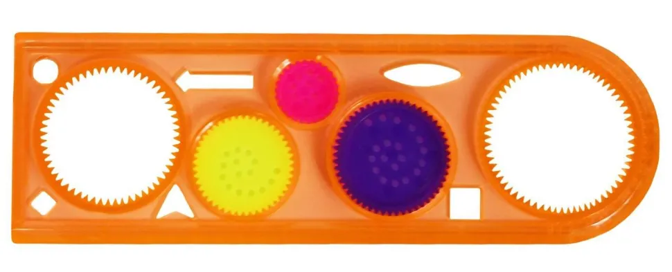 Règle spirale Mandala 18,5 x 5,9 x 0,3 cm - Eduplay