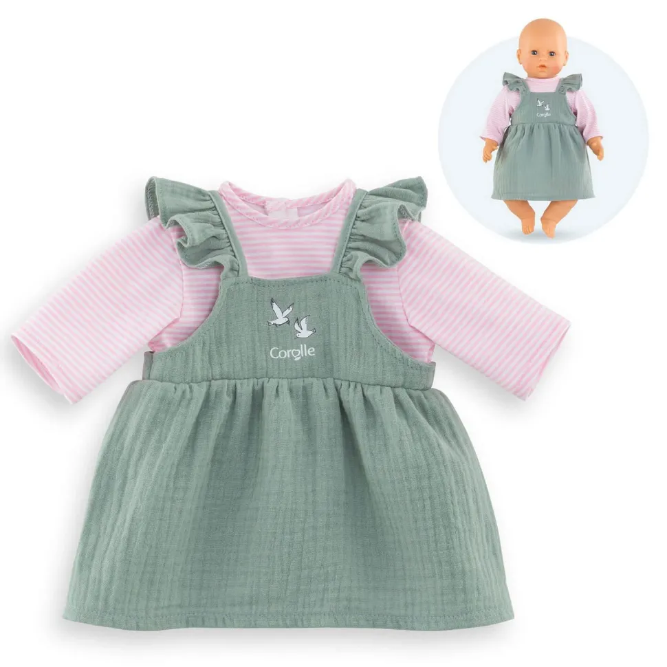 Robe à Volants & T-Shirt Bords de Loire - Poupon 42 cm - Corolle