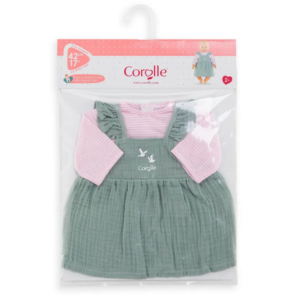 Robe à Volants & T-Shirt Bords de Loire - Poupon 42 cm - Corolle
