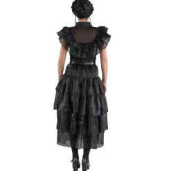 Robe de bal noire - Mercredi™ - Fille - RueDeLaFete