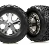 Roues Arriere Electriques Montees Collees Talon 2.8 - Traxxas