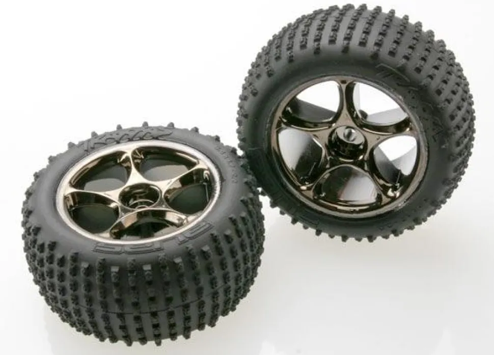 Roues Arriere Montees Medium Alias 2.2 Pour Bandit (2) - Traxxas