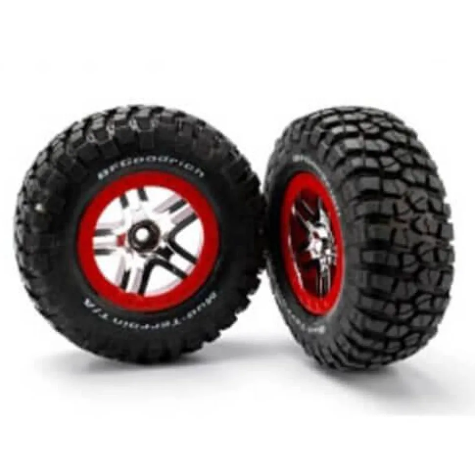 Roues Avant Montees Collees Ultra Soft Bf Goodrich 4X2 Uniquement (2) - Traxxas