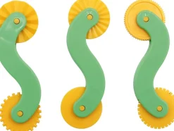 Roues de découpe de motifs de modelage double embout, set de 3 - Eduplay