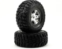 Roues Montees Collees Kumho Pour 4X4 Avant/Arriere - 4X2 Arriere (2) - Traxxas