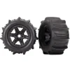 Roues Montees Collees E-Revo 2 Pneus Pelle (2) - Traxxas - Traxxas