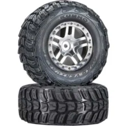Roues Montees Collees Kumho Pour 4X4 Av/Arr-4X2 Arriere (2) - Traxxas