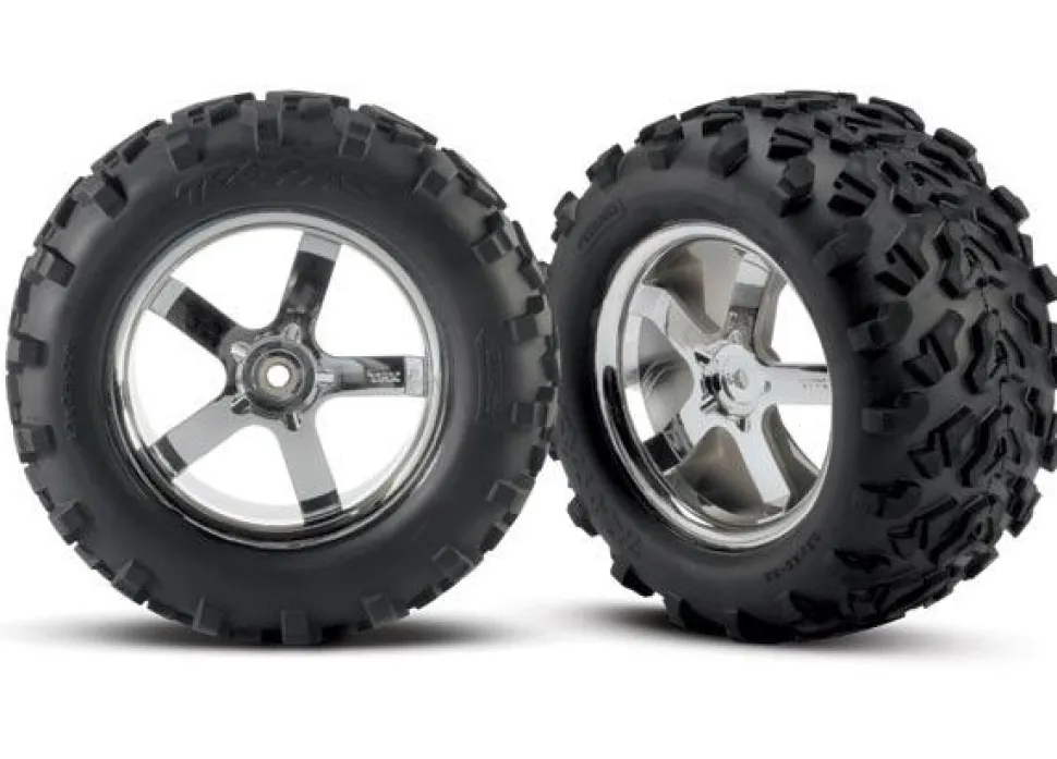 Roues Montees Collees Maxx 6.3 Revo/Maxx (2) - Traxxas