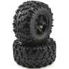 Roues Montees Collees X-Maxx 8S Noires (2) - Traxxas