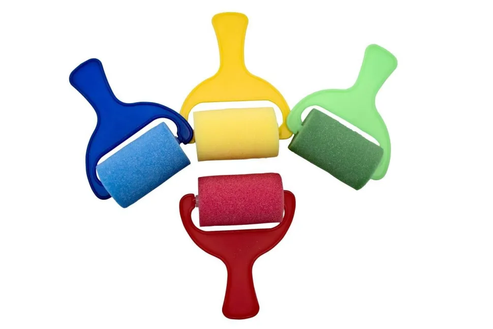 Rouleau éponge 7 cm, set de 4 - Eduplay