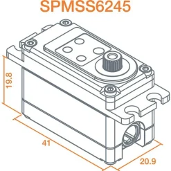 S6245 High Speed/Torque Servo - Spektrum - Spektrum