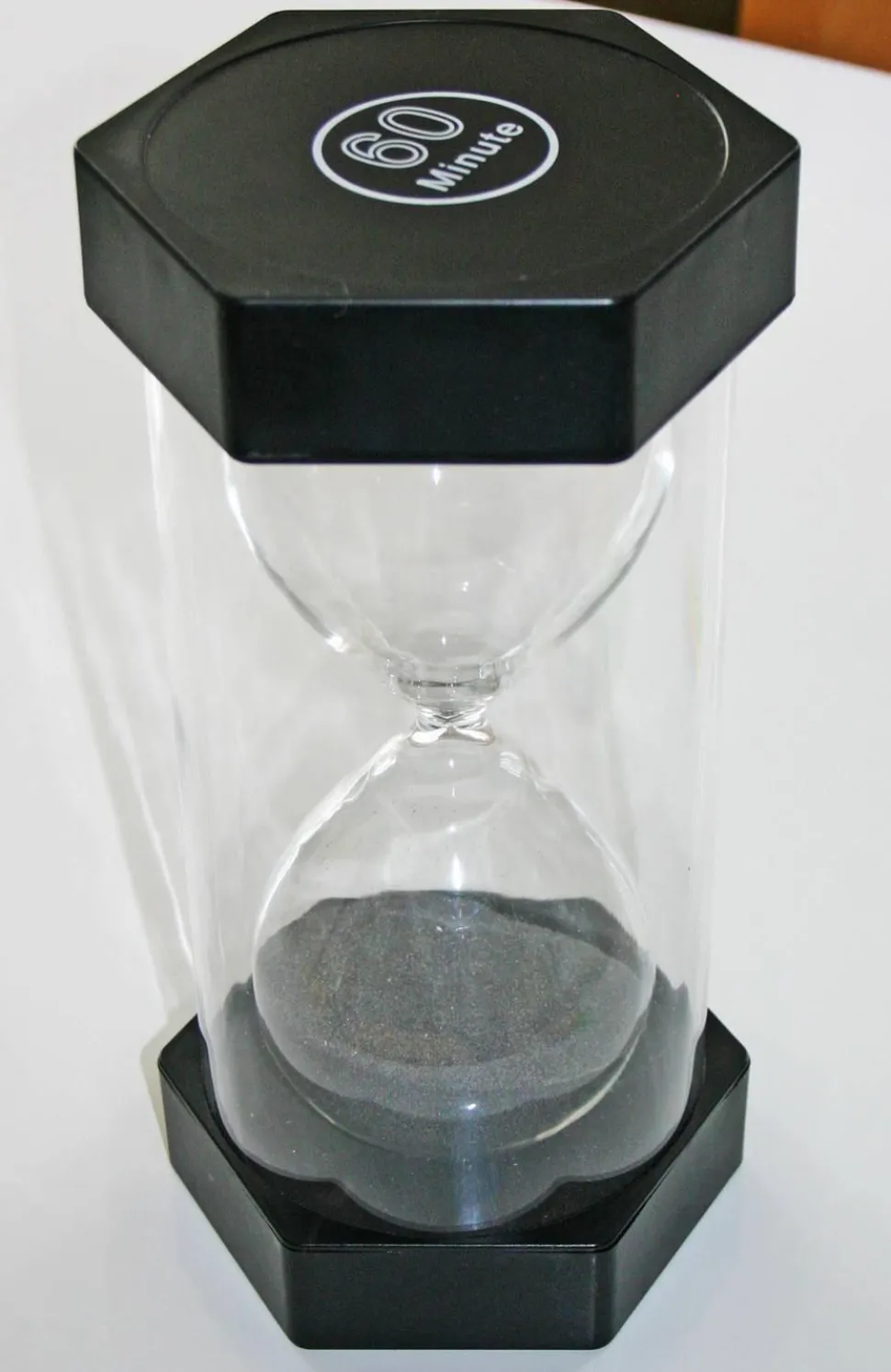 Sablier giga 30 cm, 60 min noir - Eduplay