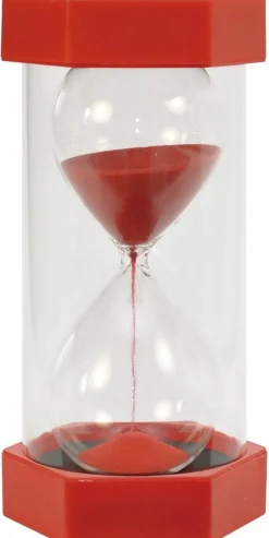 Sablier giga 30 cm, 5 min rouge - Eduplay