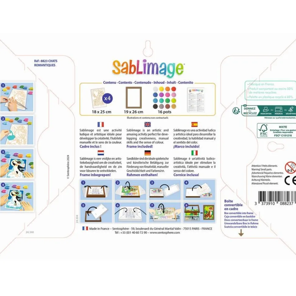 SABLIMAGE CHATS ROMANTIQUES - Sentosphère