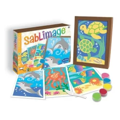 Sablimage Poissons et Dauphins - Sentosphère