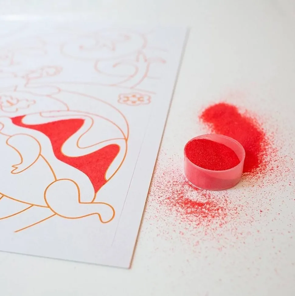 Sablimage Poissons et Dauphins - Sentosphère