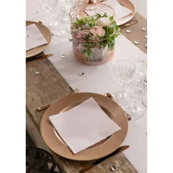 Sachet de 20 Grandes SERVIETTES Airlaid 40 x 40cm, Bleu Aqua - RueDeLaFete