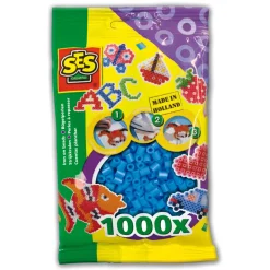 Sachet de 1000 perles Technique à repasser : Bleu - SES Creative