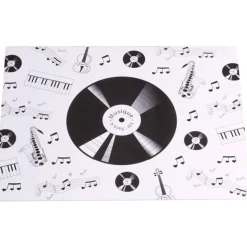 Sachet de 12 Sets de table rectangle Musique - RueDeLaFete