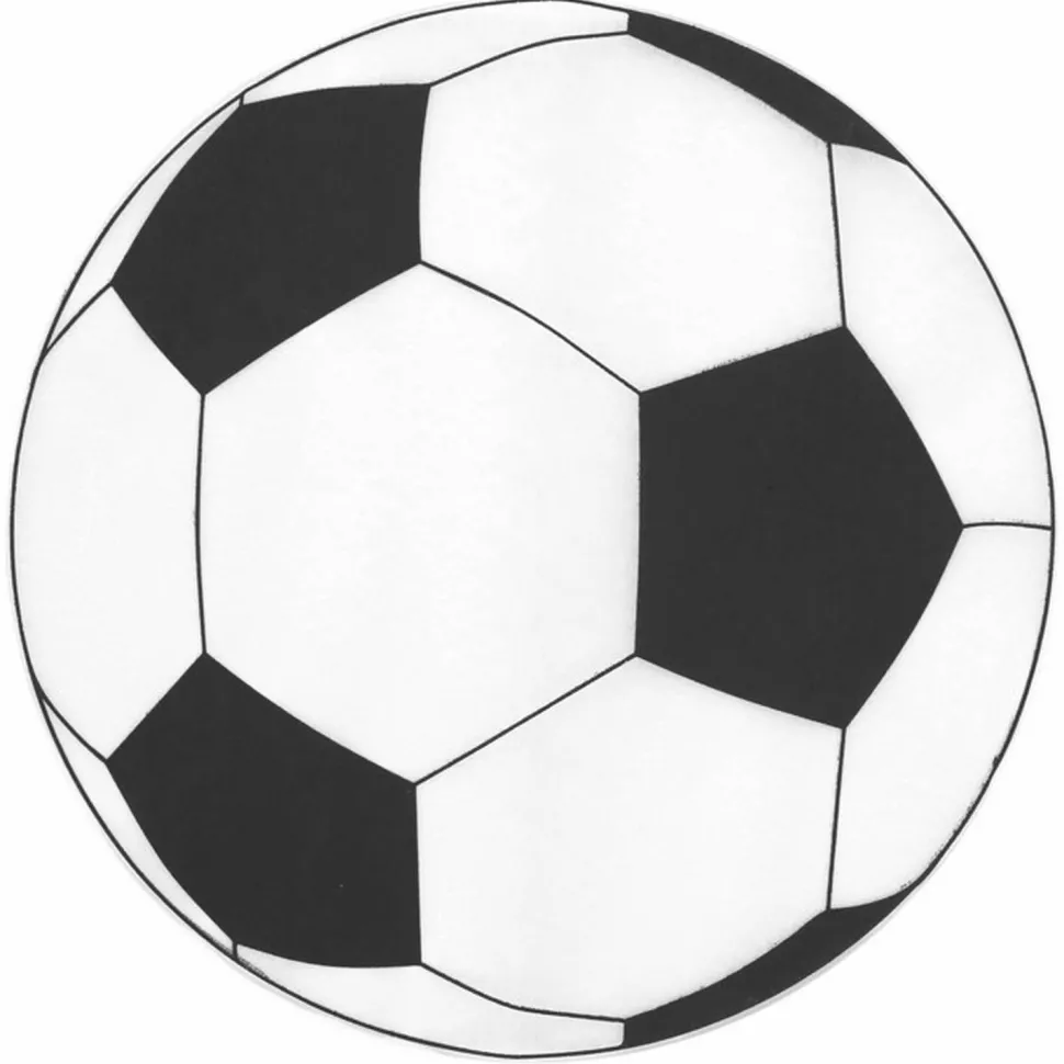 Sachet de 6 Sets de table ronds Foot - RueDeLaFete