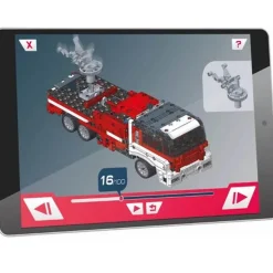 Science & Jeu : Mon atelier de mécanique : Camion de pompier - Clementoni