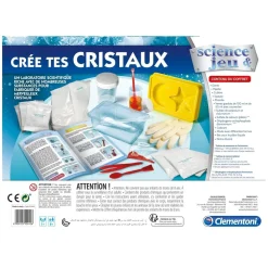 Science et jeu : Crée tes cristaux - Clementoni