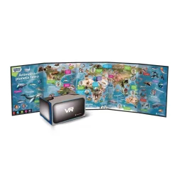 Science et jeu : Grand coffret découverte des animaux avec réalité virtuelle - Clementoni