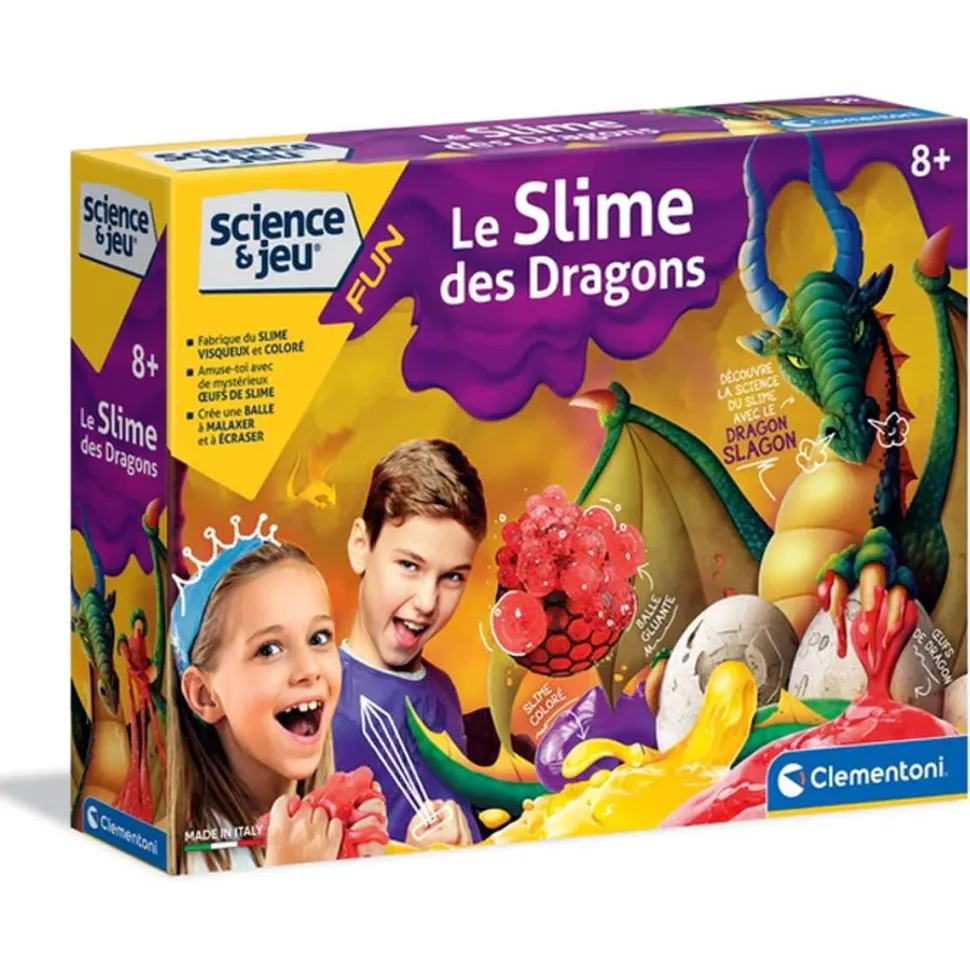 Science et jeu : Le slime des dragons - Clementoni