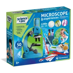 Science et jeu : Microscope et expériences - Clementoni